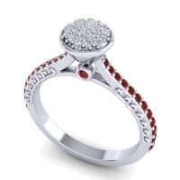 Statement Floral Pave Havya Ring