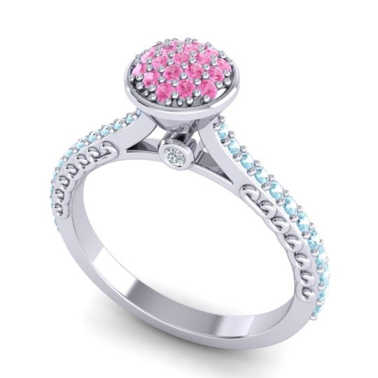 Statement Floral Pave Havya Ring