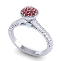 Statement Floral Pave Havya Ring