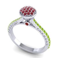 Statement Floral Pave Havya Ring