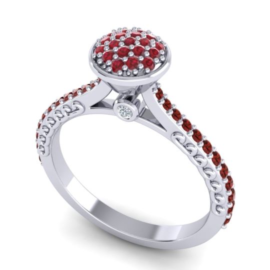 Statement Floral Pave Havya Ring