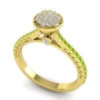 Statement Floral Pave Havya Ring