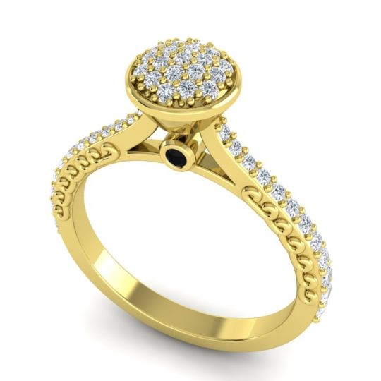 Statement Floral Pave Havya Ring