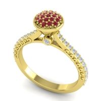 Statement Floral Pave Havya Ring
