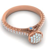 Statement Floral Pave Havya Ring