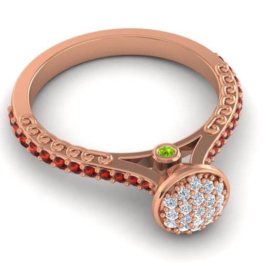 Statement Floral Pave Havya Ring