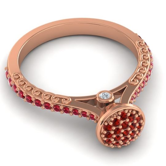 Statement Floral Pave Havya Ring