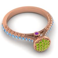 Statement Floral Pave Havya Ring