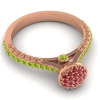 Statement Floral Pave Havya Ring