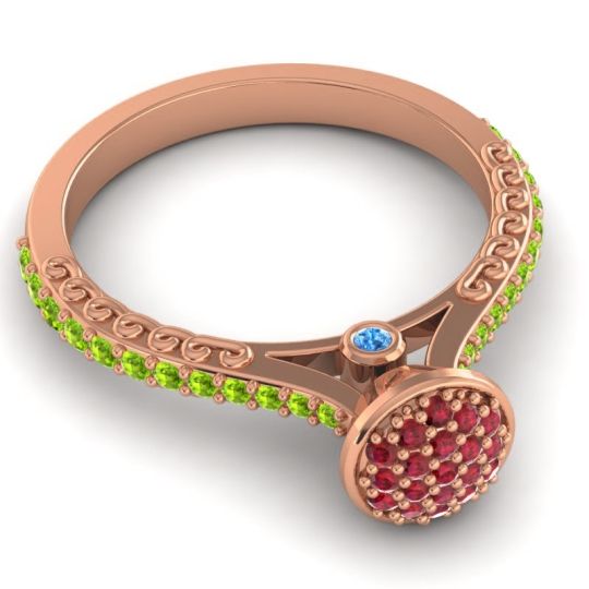 Statement Floral Pave Havya Ring