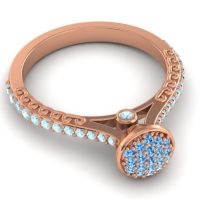 Statement Floral Pave Havya Ring