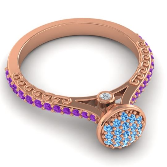 Statement Floral Pave Havya Ring