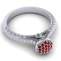 Statement Floral Pave Havya Ring