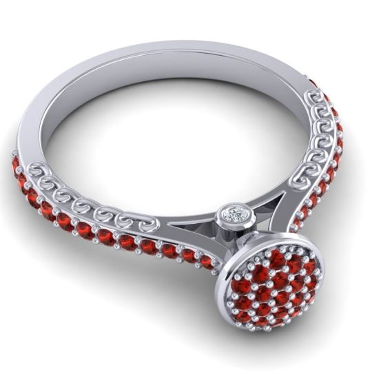 Statement Floral Pave Havya Ring