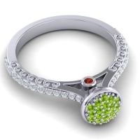 Statement Floral Pave Havya Ring