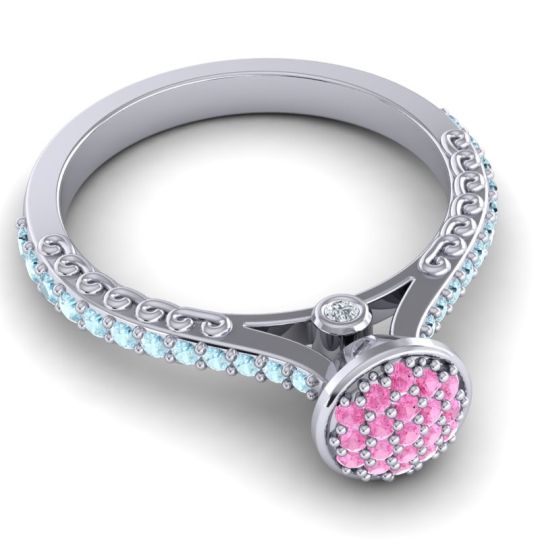 Statement Floral Pave Havya Ring