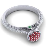 Statement Floral Pave Havya Ring