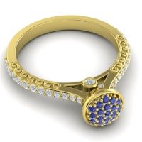 Statement Floral Pave Havya Ring