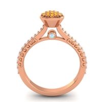 Statement Floral Pave Havya Ring