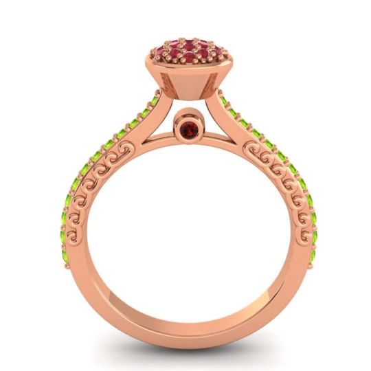Statement Floral Pave Havya Ring
