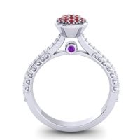 Statement Floral Pave Havya Ring