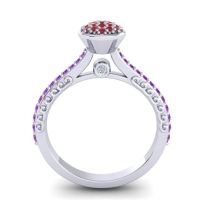 Statement Floral Pave Havya Ring