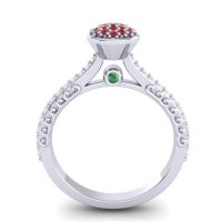 Statement Floral Pave Havya Ring