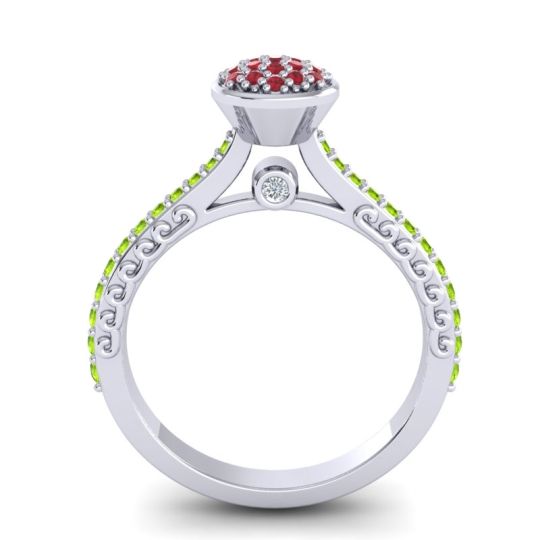 Statement Floral Pave Havya Ring