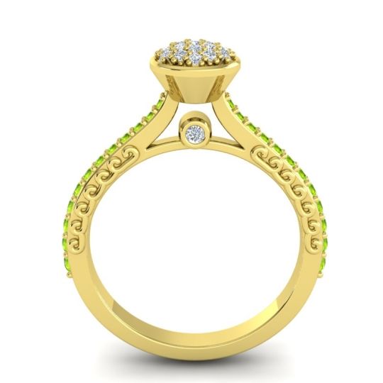 Statement Floral Pave Havya Ring