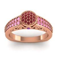 Statement Floral Pave Utsa Ring