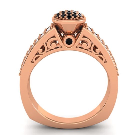 Statement Floral Pave Utsa Ring