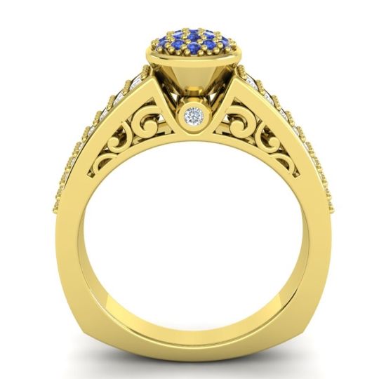 Statement Floral Pave Utsa Ring