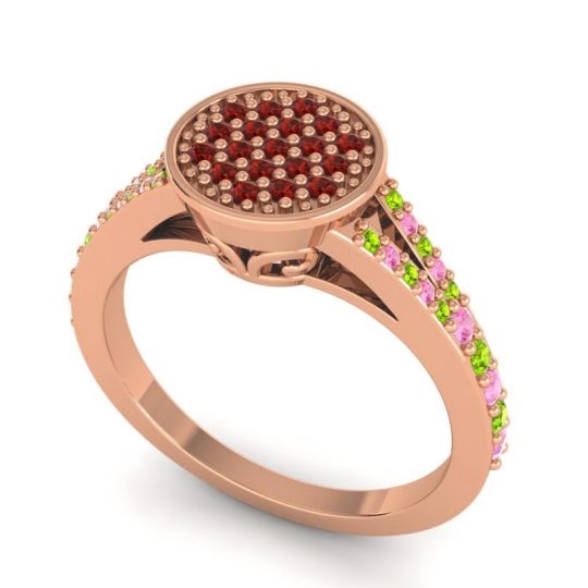Statement Floral Pave Dipa Ring