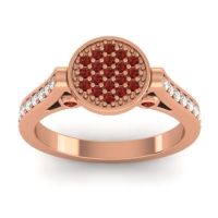 Statement Floral Pave Gavaksa Ring