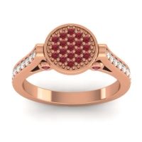 Statement Floral Pave Gavaksa Ring