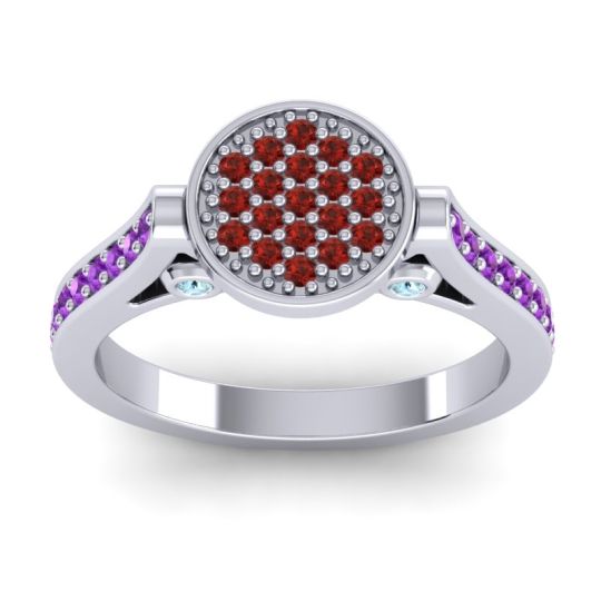 Statement Floral Pave Gavaksa Ring