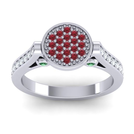 Statement Floral Pave Gavaksa Ring