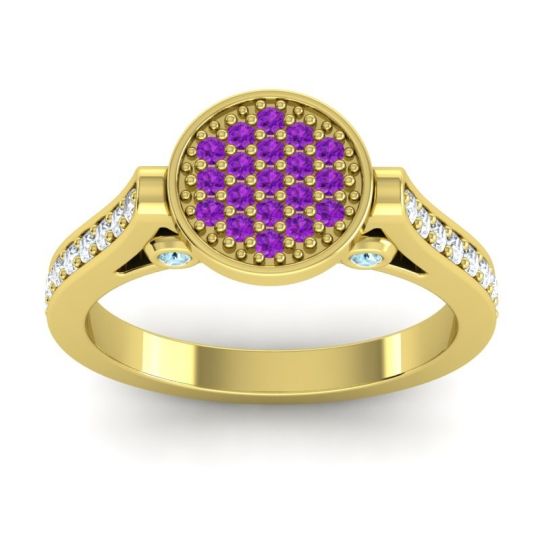 Statement Floral Pave Gavaksa Ring