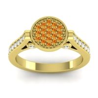 Statement Floral Pave Gavaksa Ring