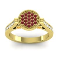 Statement Floral Pave Gavaksa Ring