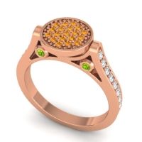 Statement Floral Pave Gavaksa Ring