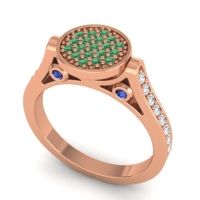 Statement Floral Pave Gavaksa Ring