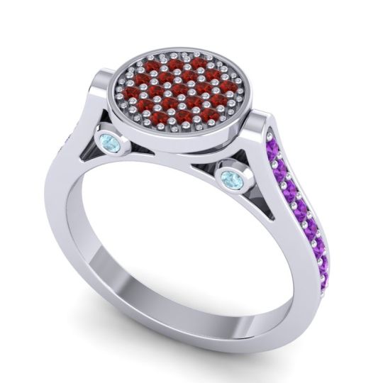 Statement Floral Pave Gavaksa Ring