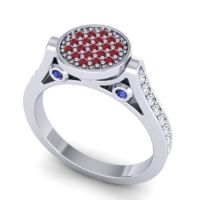 Statement Floral Pave Gavaksa Ring
