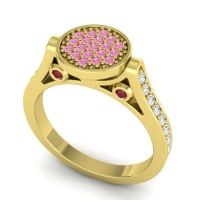 Statement Floral Pave Gavaksa Ring