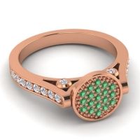Statement Floral Pave Gavaksa Ring
