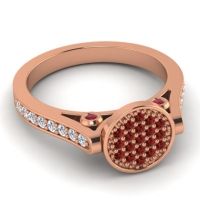 Statement Floral Pave Gavaksa Ring
