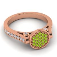 Statement Floral Pave Gavaksa Ring