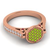 Statement Floral Pave Gavaksa Ring