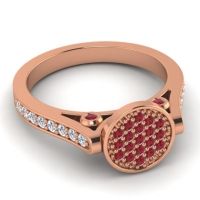 Statement Floral Pave Gavaksa Ring